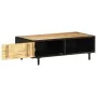 Rough mango wood coffee table 105x50x35 cm by vidaXL, Coffee table - Ref: Foro24-288471, Price: 161,22 €, Discount: %