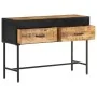Rough mango wood console table 110x35x75 cm by vidaXL, Side tables - Ref: Foro24-288473, Price: 149,02 €, Discount: %