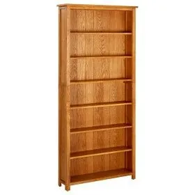 vidaX 7-Tier Solid Oak Wood Shelf 90x22.5x200 cm by vidaXL, Bookcases and shelves - Ref: Foro24-288475, Price: 319,57 €, Disc...