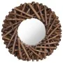 Round teak wall mirror 40 cm by vidaXL, Mirrors - Ref: Foro24-288801, Price: 39,42 €, Discount: %