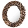 Round teak wall mirror 60 cm by vidaXL, Mirrors - Ref: Foro24-288802, Price: 101,94 €, Discount: %