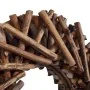 Runder Wandspiegel aus Teakholz, 60 cm von vidaXL, Spiegel - Ref: Foro24-288802, Preis: 103,47 €, Rabatt: %