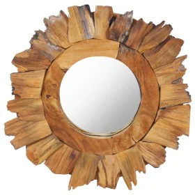 Round teak wall mirror 40 cm by vidaXL, Mirrors - Ref: Foro24-288803, Price: 62,30 €, Discount: %