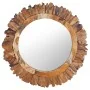 Espejo de pared redondo teca 60 cm de vidaXL, Espejos - Ref: Foro24-288804, Precio: 131,96 €, Descuento: %