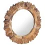 Espejo de pared redondo teca 60 cm de vidaXL, Espejos - Ref: Foro24-288804, Precio: 131,96 €, Descuento: %