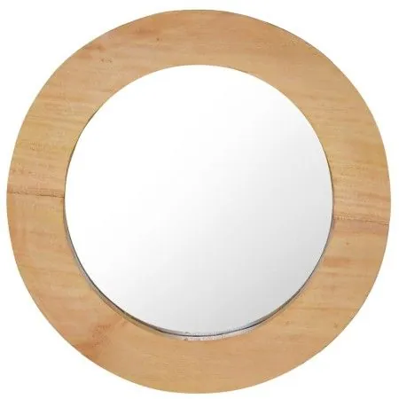 Round teak wall mirror 40 cm by vidaXL, Mirrors - Ref: Foro24-288805, Price: 48,59 €, Discount: %