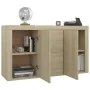 Sideboard aus Sonoma-Eichensperrholz, 120 x 36 x 69 cm von vidaXL, Sideboards - Ref: Foro24-801844, Preis: 115,29 €, Rabatt: %