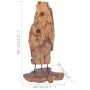Wine rack for 8 bottles solid teak wood 40x30x80 cm by vidaXL, Wine racks - Ref: Foro24-288812, Price: 128,02 €, Discount: %