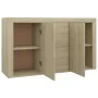 Sideboard aus Sonoma-Eichensperrholz, 120 x 36 x 69 cm von vidaXL, Sideboards - Ref: Foro24-801844, Preis: 115,29 €, Rabatt: %