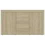 Sideboard aus Sonoma-Eichensperrholz, 120 x 36 x 69 cm von vidaXL, Sideboards - Ref: Foro24-801844, Preis: 115,29 €, Rabatt: %