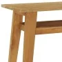 Mesa consola de madera de teca maciza 120x35x75 cm de vidaXL, Mesas auxiliares - Ref: Foro24-288846, Precio: 148,13 €, Descue...