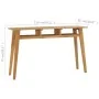 Mesa consola de madera de teca maciza 120x35x75 cm de vidaXL, Mesas auxiliares - Ref: Foro24-288846, Precio: 148,13 €, Descue...