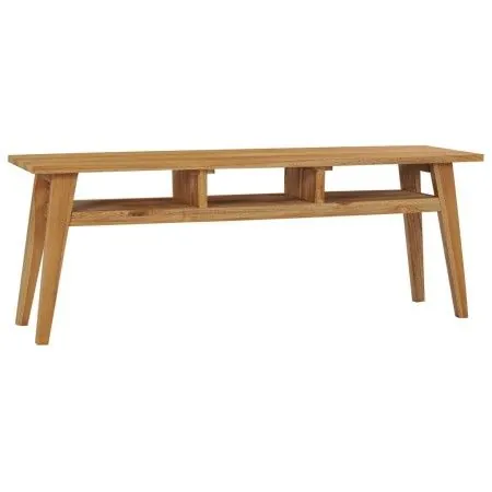 Solid teak wood TV cabinet 120x35x45 cm by vidaXL, TV Furniture - Ref: Foro24-288847, Price: 151,83 €, Discount: %