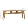 TV-Schrank aus massivem Teakholz, 120 x 35 x 45 cm von vidaXL, TV-Möbel - Ref: Foro24-288847, Preis: 151,83 €, Rabatt: %