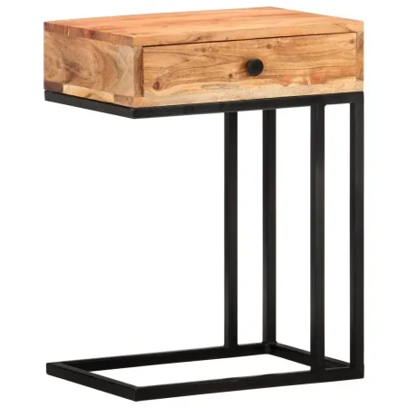 U-shaped side table solid acacia wood 45x30x61 cm by vidaXL, Side tables - Ref: Foro24-289090, Price: 81,31 €, Discount: %