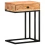 U-shaped side table solid acacia wood 45x30x61 cm by vidaXL, Side tables - Ref: Foro24-289090, Price: 81,31 €, Discount: %