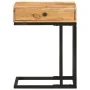 U-shaped side table solid acacia wood 45x30x61 cm by vidaXL, Side tables - Ref: Foro24-289090, Price: 81,31 €, Discount: %