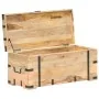 Baúl madera maciza de mango 90x40x40 cm de vidaXL, Baúles de almacenamiento - Ref: Foro24-289634, Precio: 200,12 €, Descuento: %