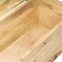 Baúl madera maciza de mango 90x40x40 cm de vidaXL, Baúles de almacenamiento - Ref: Foro24-289634, Precio: 200,12 €, Descuento: %