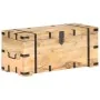 Baúl madera maciza de mango 90x40x40 cm de vidaXL, Baúles de almacenamiento - Ref: Foro24-289634, Precio: 200,12 €, Descuento: %