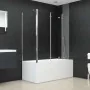 Transparent tempered glass shower screen 120x69x130 cm by vidaXL, shower doors - Ref: Foro24-146227, Price: 233,58 €, Discoun...
