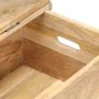 Baúl madera maciza de mango 90x40x45 cm de vidaXL, Baúles de almacenamiento - Ref: Foro24-289635, Precio: 176,99 €, Descuento: %