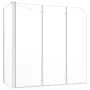 Transparente Duschwand aus gehärtetem Glas, 120 x 69 x 130 cm von vidaXL, Duschtüren - Ref: Foro24-146227, Preis: 240,37 €, R...