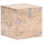 Solid acacia wood trunk 40x40x40 cm by vidaXL, Storage trunks - Ref: Foro24-289640, Price: 133,92 €, Discount: %