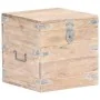 Solid acacia wood trunk 40x40x40 cm by vidaXL, Storage trunks - Ref: Foro24-289640, Price: 133,92 €, Discount: %