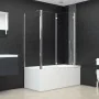 Transparent tempered glass shower screen 120x69x130 cm by vidaXL, shower doors - Ref: Foro24-146227, Price: 233,58 €, Discoun...