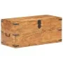 Solid acacia wood trunk 90x40x40 cm by vidaXL, Storage trunks - Ref: Foro24-289641, Price: 199,52 €, Discount: %