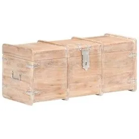 Solid acacia wood storage chest 90x40x40 cm by vidaXL, Storage trunks - Ref: Foro24-289644, Price: 210,03 €, Discount: %