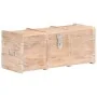 Massivholz-Akazien-Aufbewahrungstruhe 90x40x40 cm von vidaXL, Aufbewahrungskisten - Ref: Foro24-289644, Preis: 209,62 €, Raba...