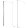 Transparent tempered glass shower screen 120x69x130 cm by vidaXL, shower doors - Ref: Foro24-146227, Price: 233,58 €, Discoun...