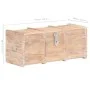 Solid acacia wood storage chest 90x40x40 cm by vidaXL, Storage trunks - Ref: Foro24-289644, Price: 209,62 €, Discount: %