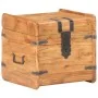Baúl de madera maciza de acacia 40x40x40 cm de vidaXL, Baúles de almacenamiento - Ref: Foro24-289647, Precio: 140,72 €, Descu...