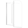 Transparent tempered glass shower screen 120x69x130 cm by vidaXL, shower doors - Ref: Foro24-146227, Price: 233,58 €, Discoun...