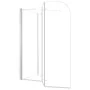 Transparente Duschwand aus gehärtetem Glas, 120 x 69 x 130 cm von vidaXL, Duschtüren - Ref: Foro24-146227, Preis: 240,37 €, R...