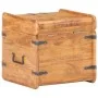 Baúl de madera maciza de acacia 40x40x40 cm de vidaXL, Baúles de almacenamiento - Ref: Foro24-289647, Precio: 140,72 €, Descu...