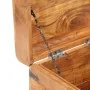 Baúl de madera maciza de acacia 40x40x40 cm de vidaXL, Baúles de almacenamiento - Ref: Foro24-289647, Precio: 140,72 €, Descu...