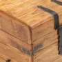 Baúl de madera maciza de acacia 40x40x40 cm de vidaXL, Baúles de almacenamiento - Ref: Foro24-289647, Precio: 140,72 €, Descu...