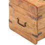 Baúl de madera maciza de acacia 40x40x40 cm de vidaXL, Baúles de almacenamiento - Ref: Foro24-289647, Precio: 140,72 €, Descu...
