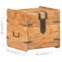 Baúl de madera maciza de acacia 40x40x40 cm de vidaXL, Baúles de almacenamiento - Ref: Foro24-289647, Precio: 140,72 €, Descu...