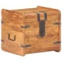 Baúl de madera maciza de acacia 40x40x40 cm de vidaXL, Baúles de almacenamiento - Ref: Foro24-289647, Precio: 140,72 €, Descu...