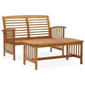 Garden furniture set 2 pieces solid acacia wood by vidaXL, Garden sets - Ref: Foro24-310262, Price: 180,62 €, Discount: %