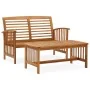Gartenmöbel-Set 2-teilig aus massivem Akazienholz von vidaXL, Gartensets - Ref: Foro24-310262, Preis: 183,10 €, Rabatt: %