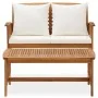 2-piece garden furniture with solid acacia wood cushions by vidaXL, Garden sets - Ref: Foro24-310263, Price: 228,93 €, Discou...
