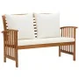 2-piece garden furniture with solid acacia wood cushions by vidaXL, Garden sets - Ref: Foro24-310263, Price: 228,93 €, Discou...
