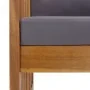 Muebles de jardín 2 piezas con cojines madera maciza de acacia by vidaXL, Garden sets - Ref: Foro24-310264, Price: 230,40 €, ...