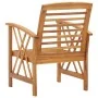 Garden chairs, 2 units, solid acacia wood by vidaXL, Garden chairs - Ref: Foro24-310266, Price: 142,27 €, Discount: %
